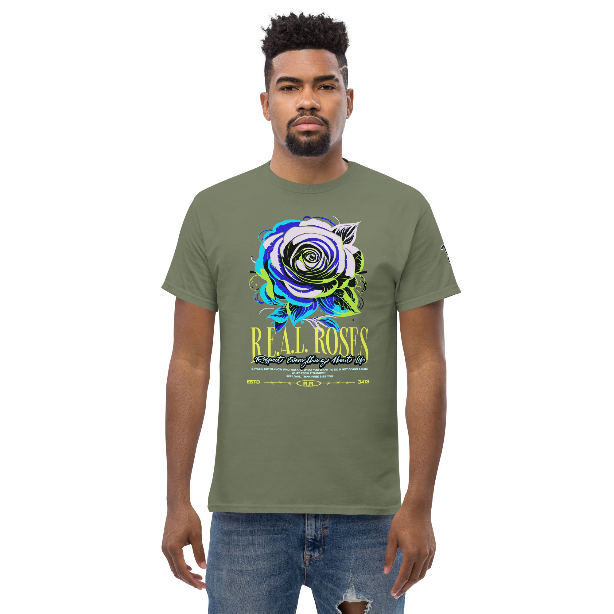 RR Big Rose Men's classic tee