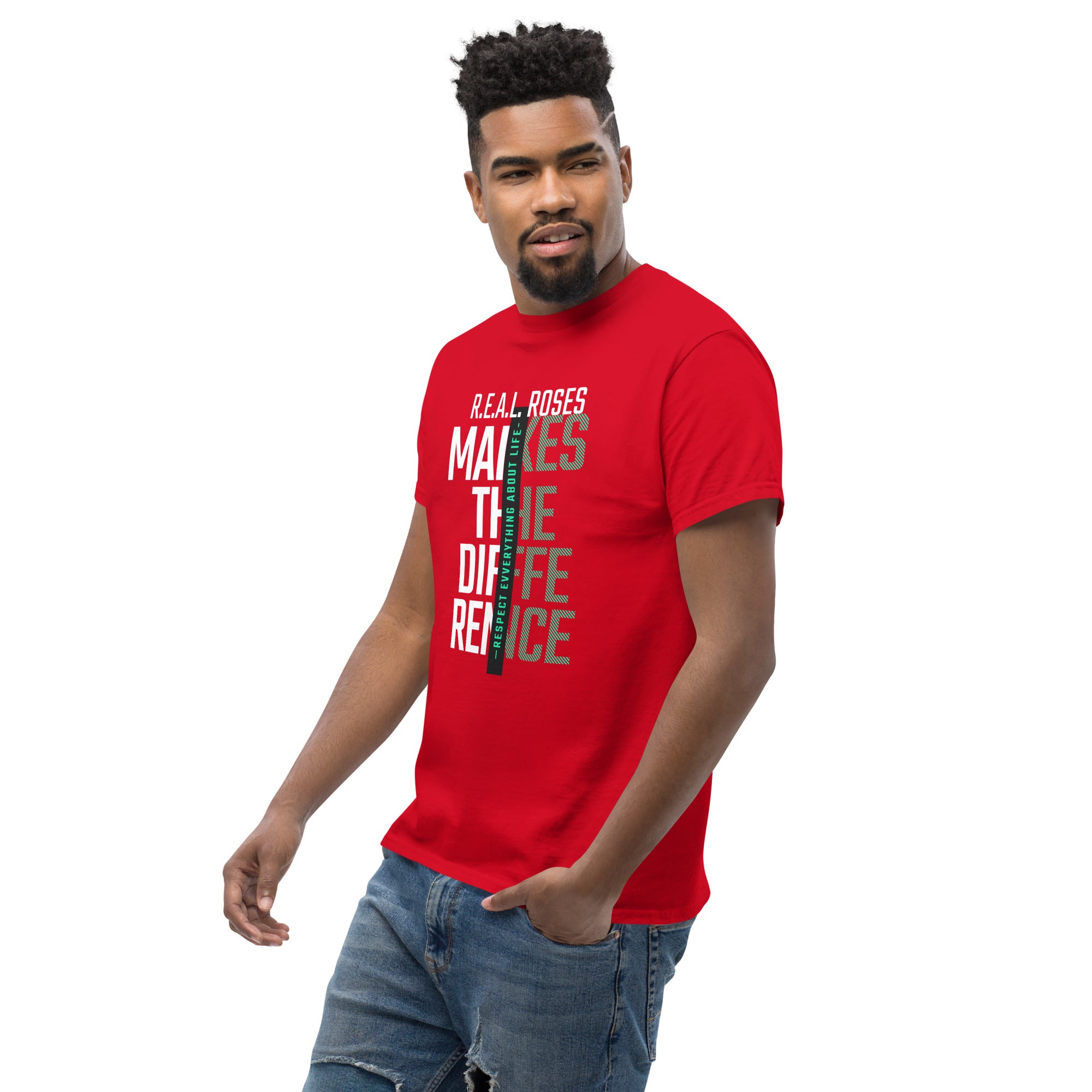 R.E.A.L. ROSES Difference Men's classic tee