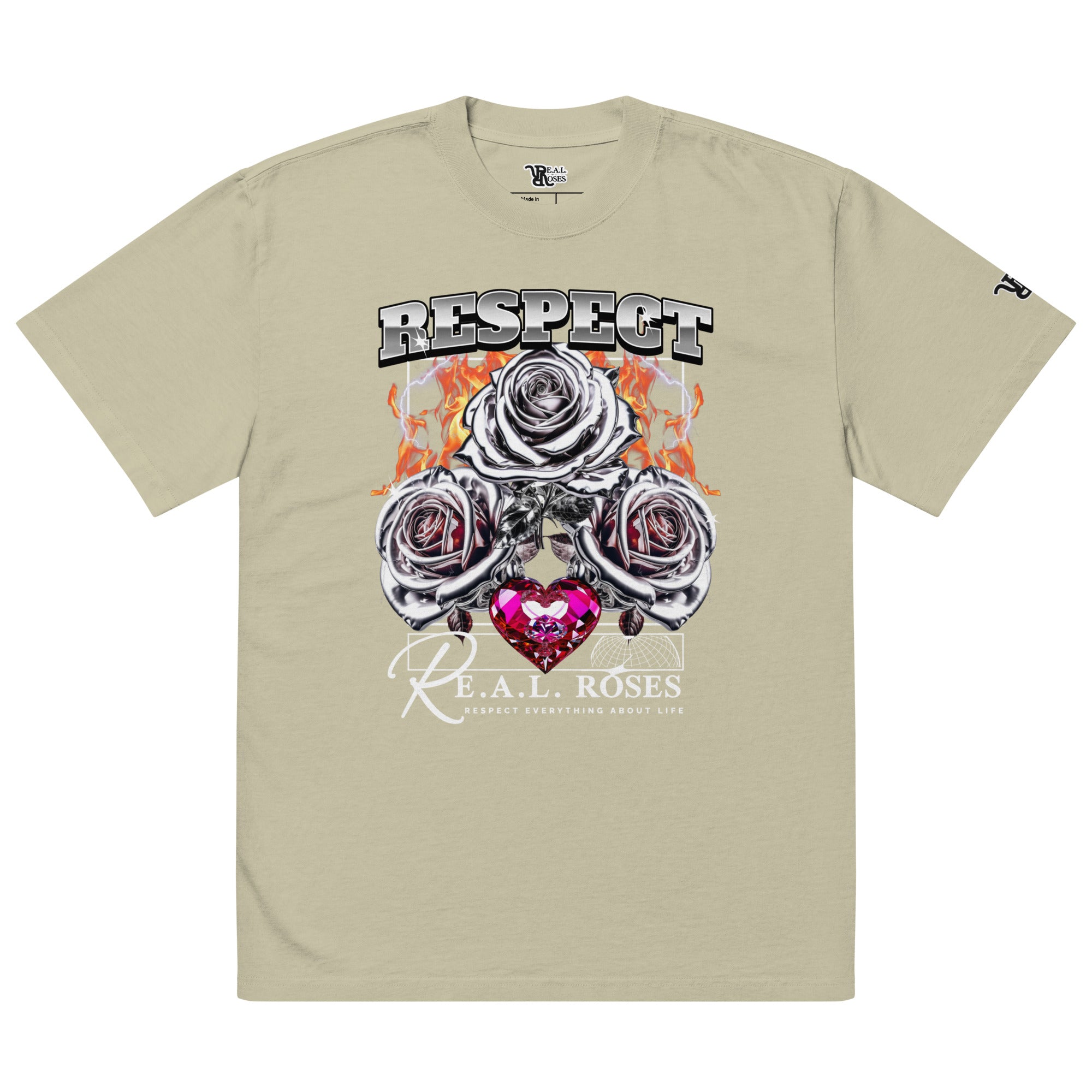 Rise Of The Silver Rose Oversized faded t-shirt