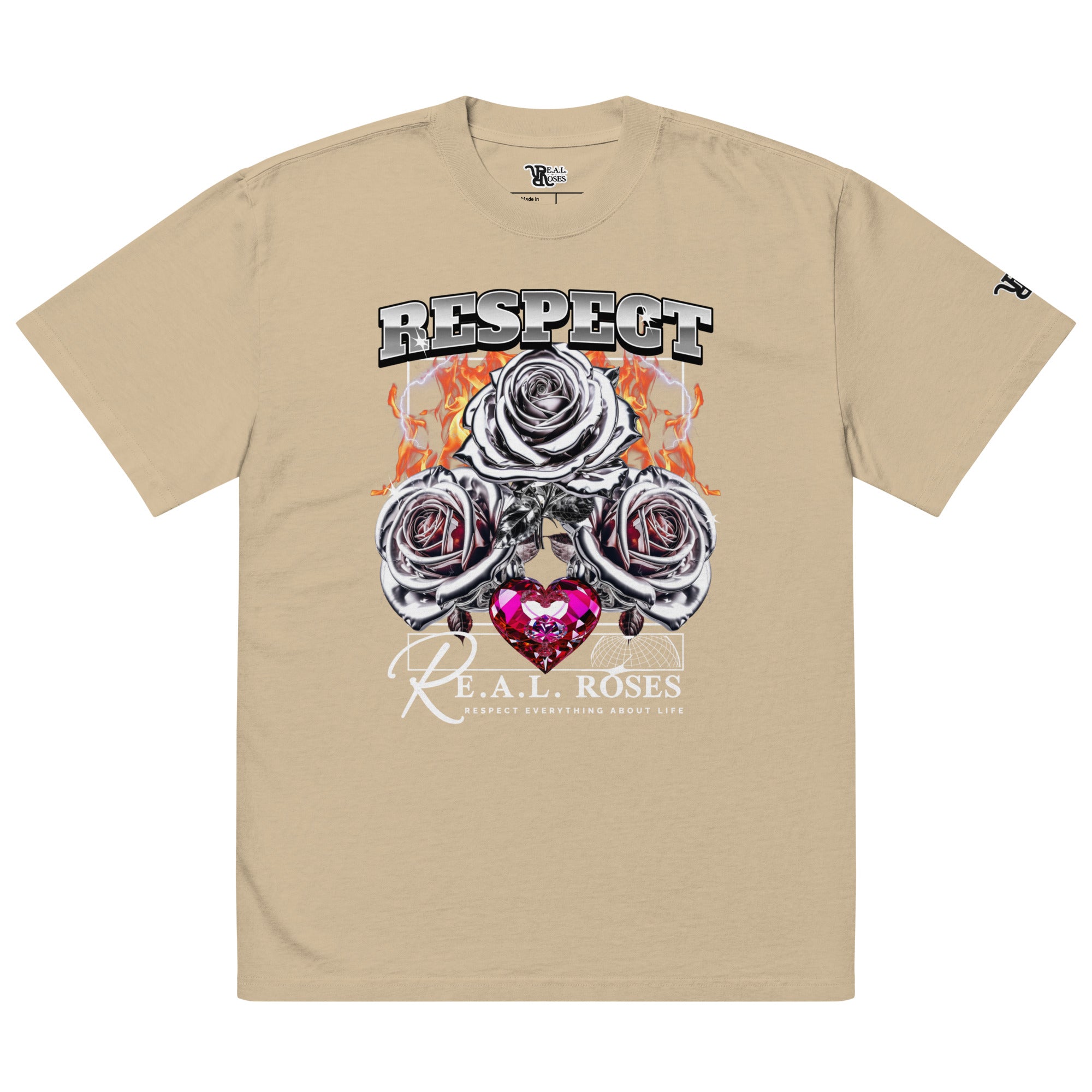 Rise Of The Silver Rose Oversized faded t-shirt