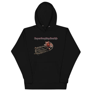 RR Barbwired Rose Unisex Hoodie