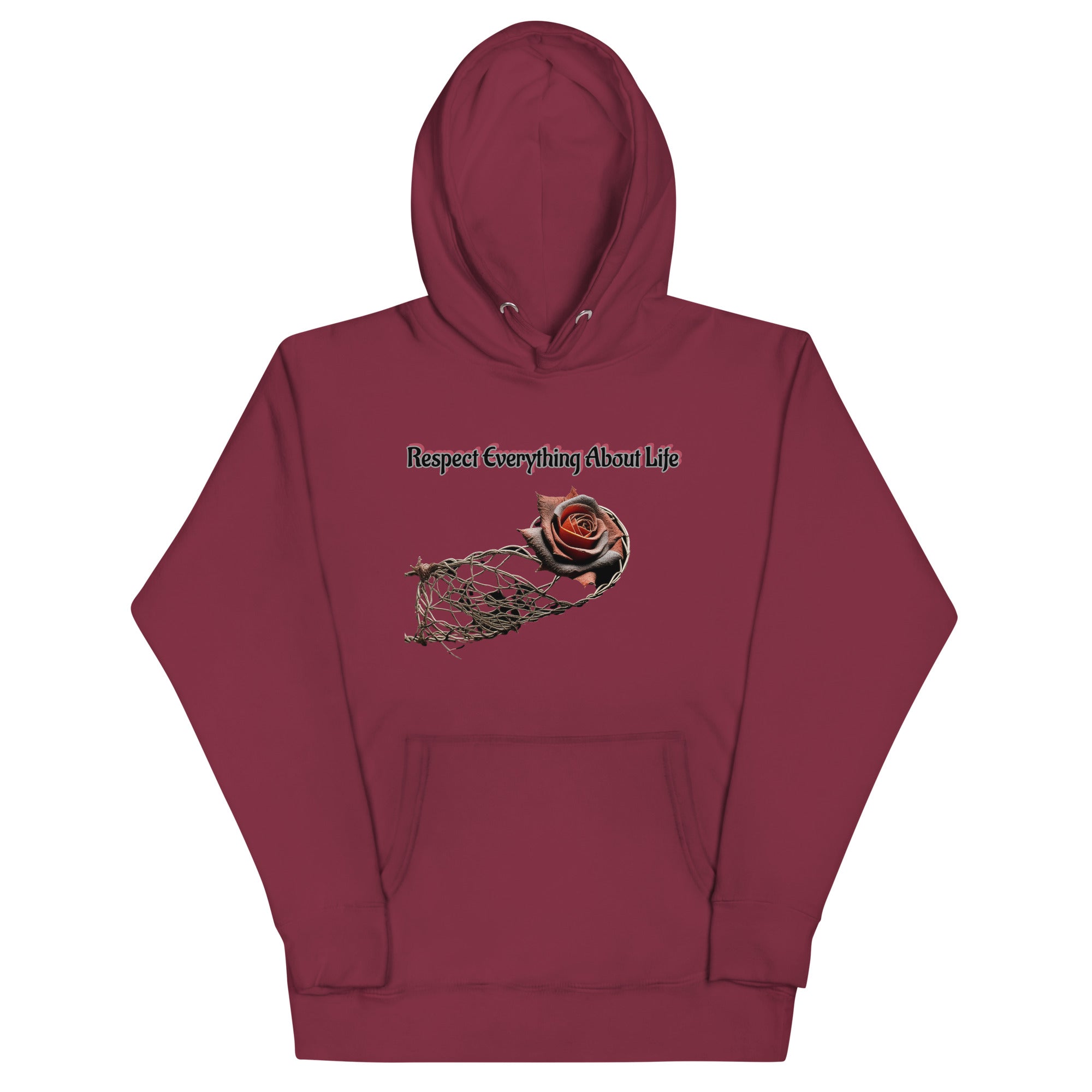 RR Barbwired Rose Unisex Hoodie