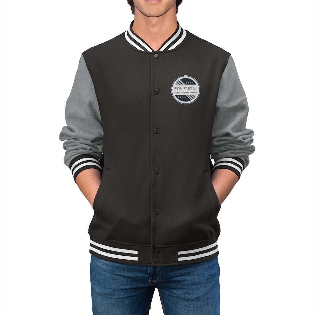 R.E.A.L. ROSES LLC Men's Varsity Jacket