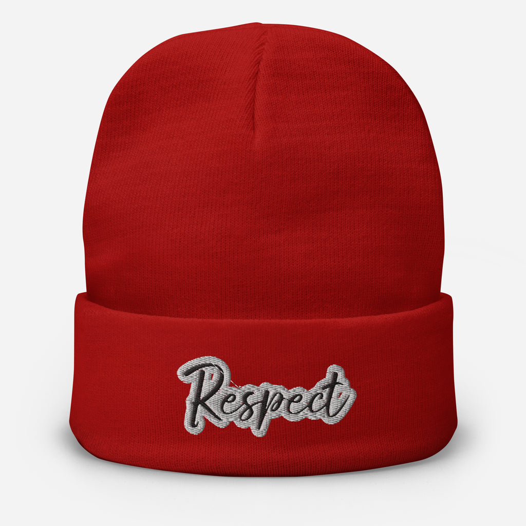 Respect Life Embroidered Beanie