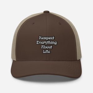 RRespect Life Trucker Cap