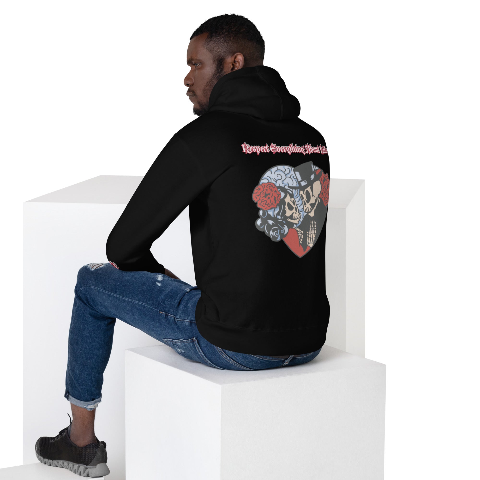 RR Skulls, Roses & Love Unisex Hoodie